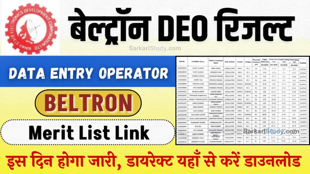 BELTRON DEO Result 2024